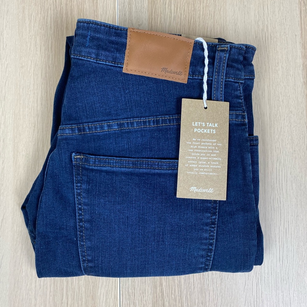 NWT Madewell Curvy high rise skinny jeans